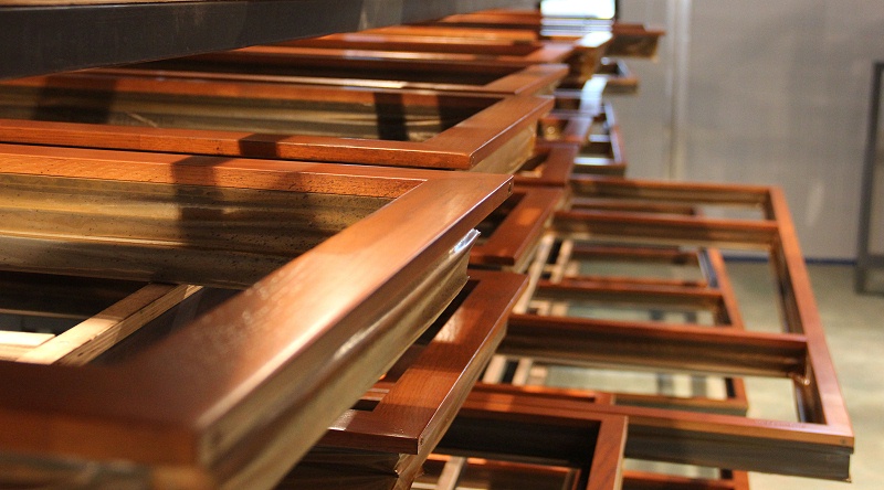 鋁包木門窗生產現場