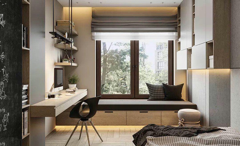 隔音鋁包木門窗實拍