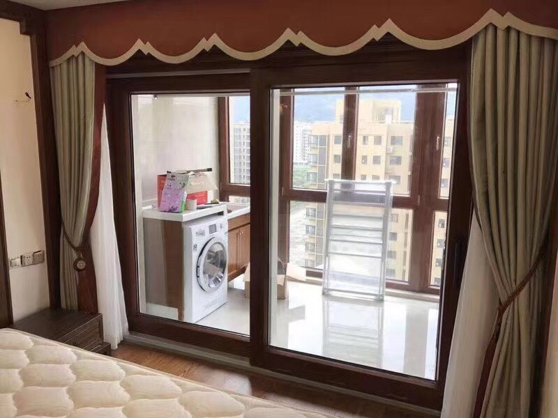 鋁包木門窗實(shí)拍