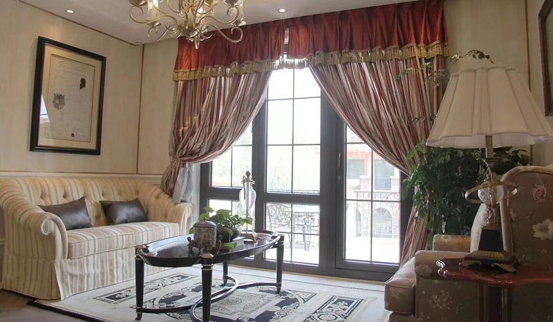 定制鋁包木門窗實(shí)拍