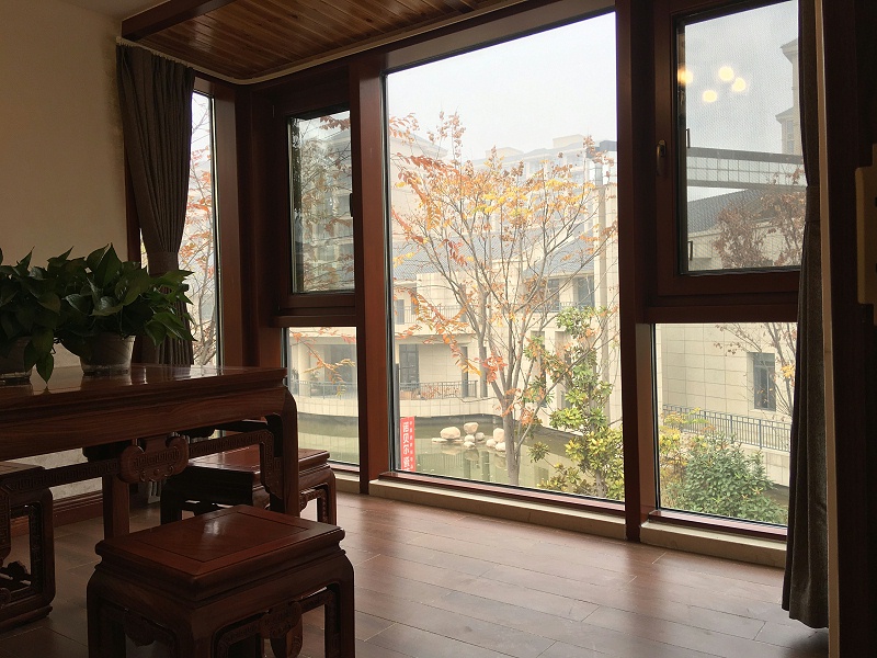 隔音鋁包木門窗實拍