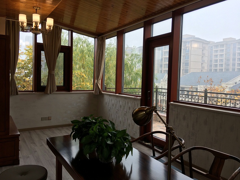 隔音鋁包木門窗實拍