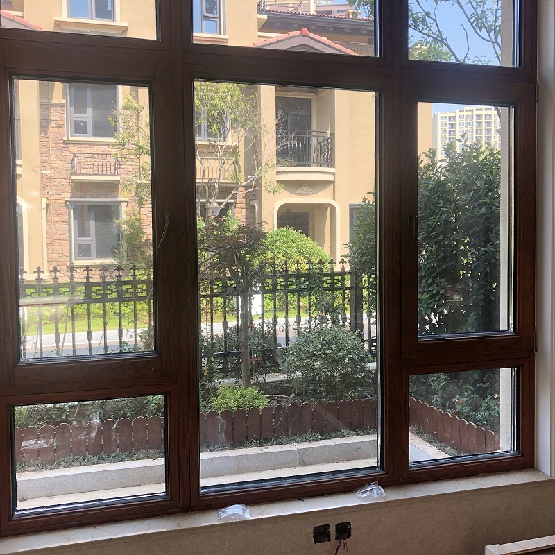 鋁包木門窗產品實拍